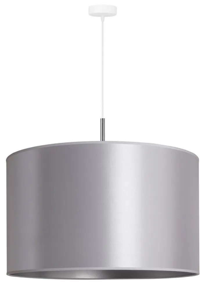 Duolla - Csillár zsinóron CANNES 1xE27/15W/230V á. 50 cm ezüst