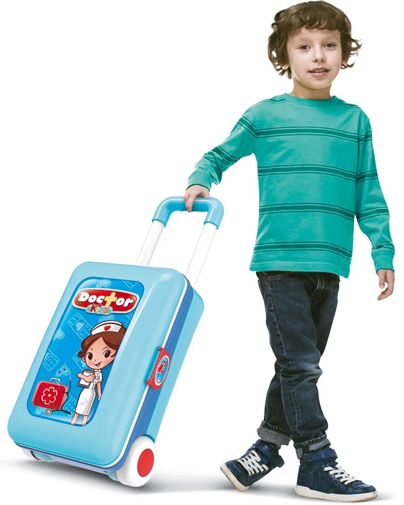 Buddy Toys BGP 3014 Deluxe orvos bőrönd, 13 darab