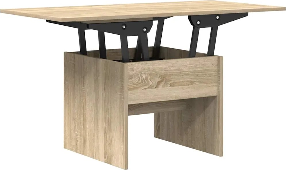 vidaXL Dohányzóasztal Sonoma tölgy 55 x 54,5 x 45 cm Faanyag