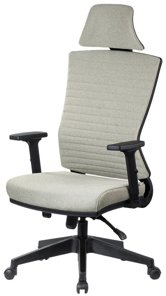 Ello ergonómikus szövet irodai forgószék deréktámasszal, fejtámasszal