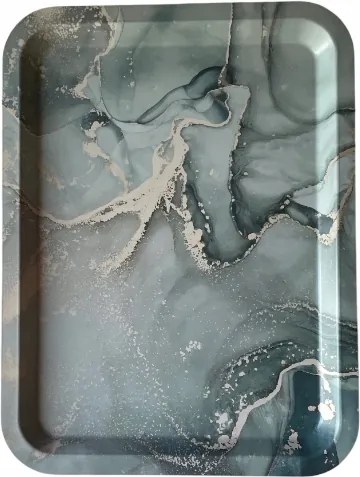 Dekoratív Tálaló Tálca Fém Smukee