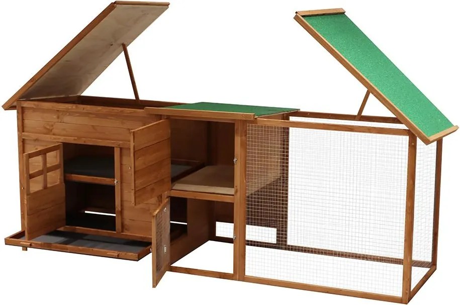 Avenberg IRIS Tyúkól 215 x 65 x 80 cm barna