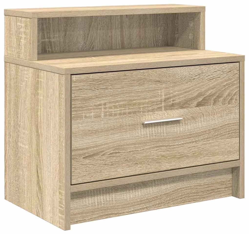 éjjeliszekrények fiókkal 2 db sonoma tölgy 51 x 31 x 47 cm