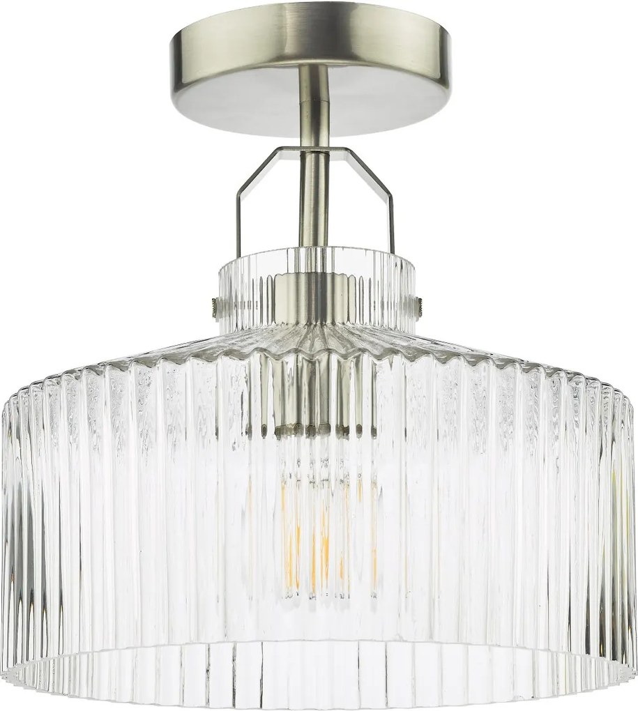 Dar Lighting modern mennyezeti lámpa lenka szatén nikkel darlen4846