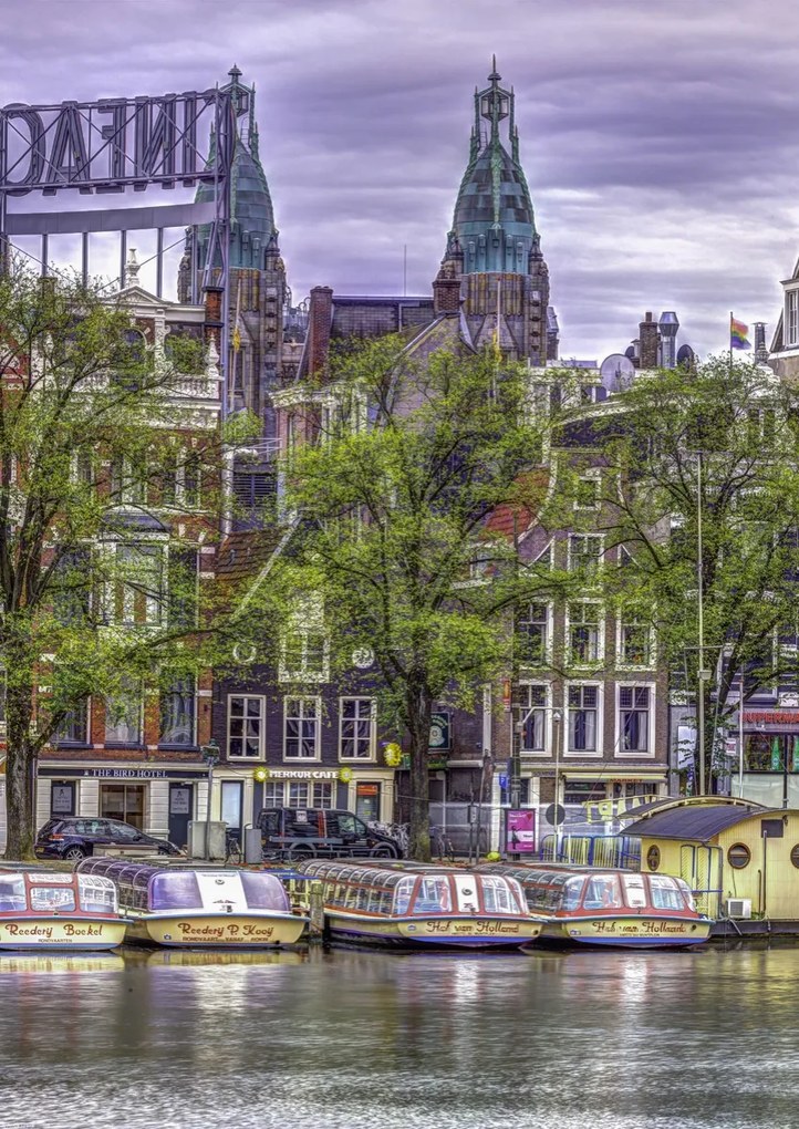 Poszter 42x59,4cm Amszterdami vízpart, Assaf Frank
