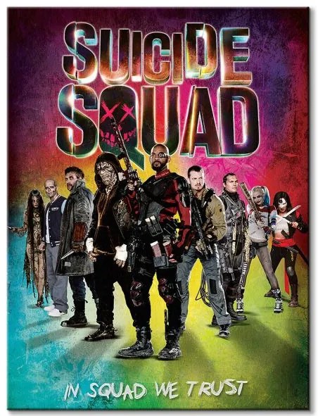 Art Group Vászonkép DC Comics Suicide Squad (Neon) Méret: 60 x 80 cm
