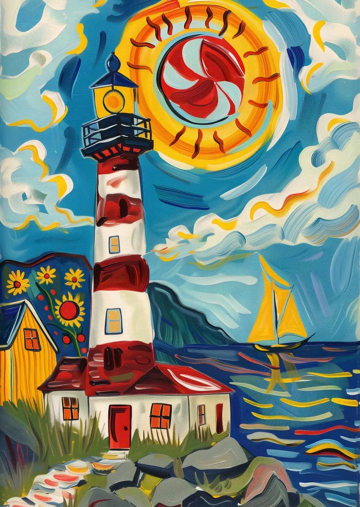 Poszter 67,5x95cm Élő kikötő