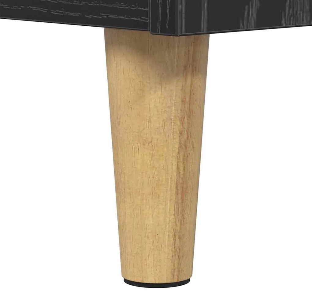 vidaXL Ágy szekrények 2 pcs Fekete tölgy 40 x 35 x 50 cm Faanyag