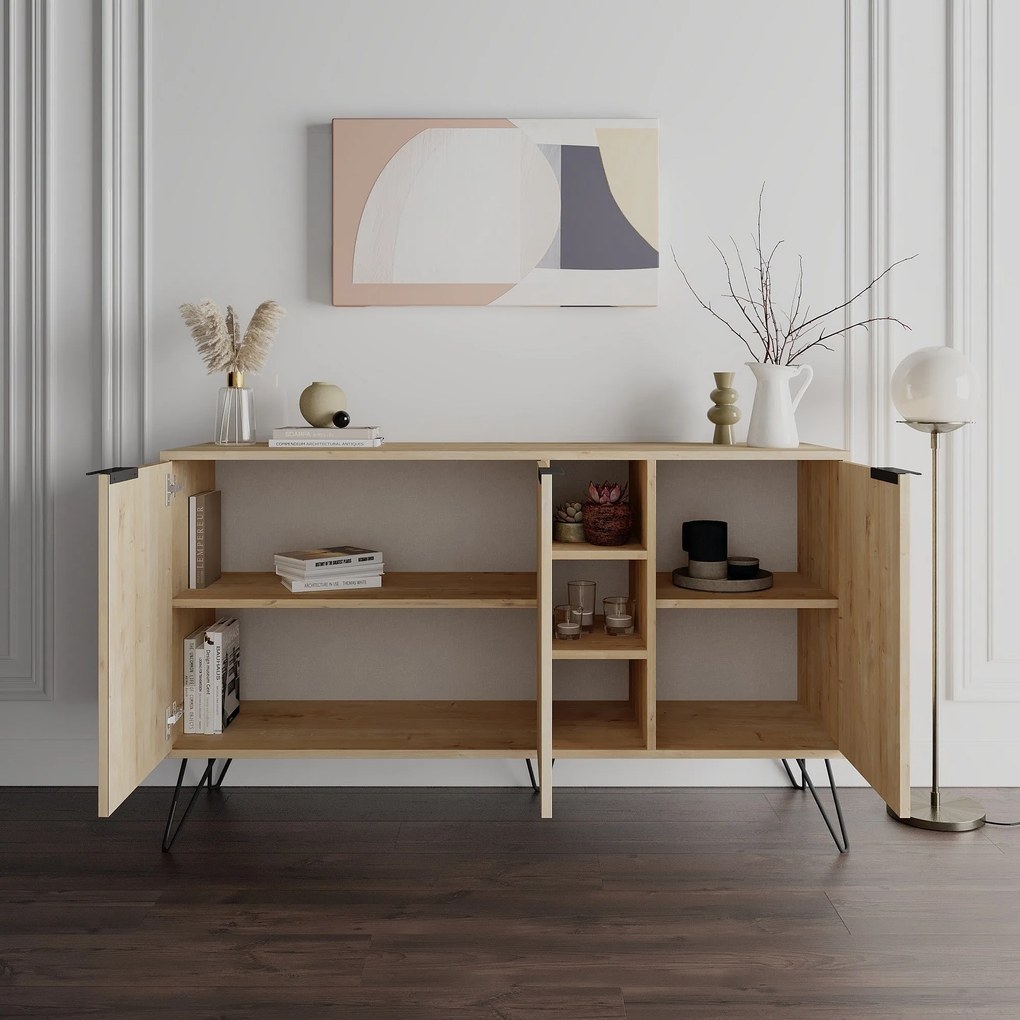 Konzolasztal Clara Console - Oak