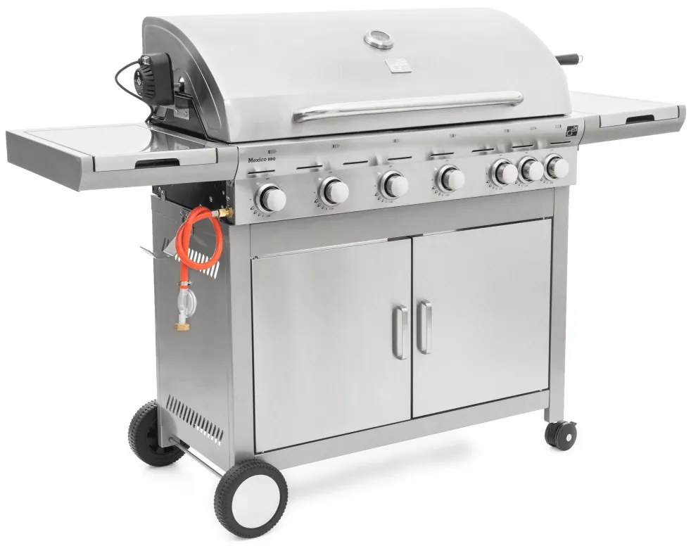 G21 Mexico BBQ Premium line gázgrill, 7 égőfej + ajándék nyomáscsökkentő