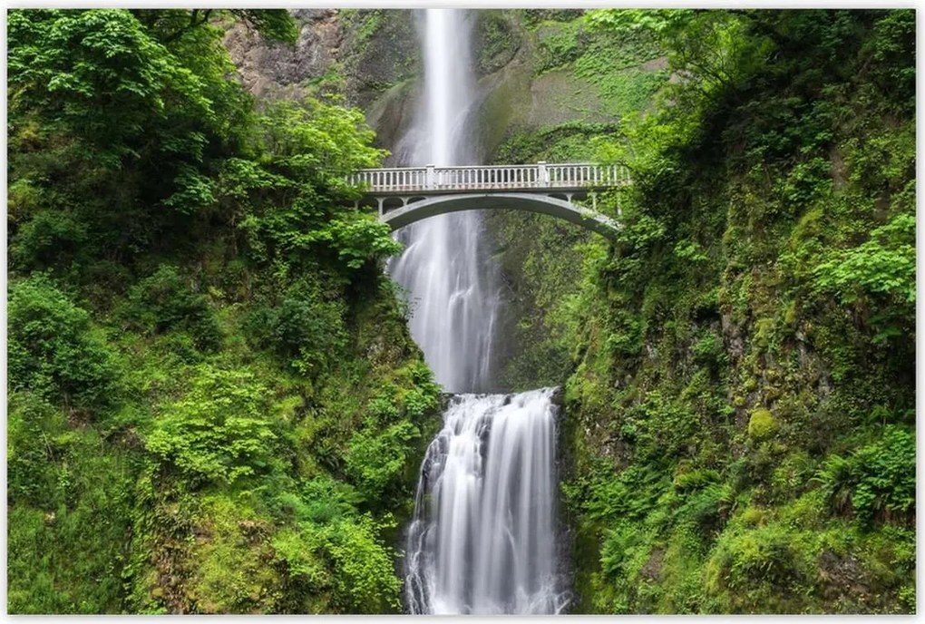 Poszterek 120x80 Magas vízesés Kaszkád