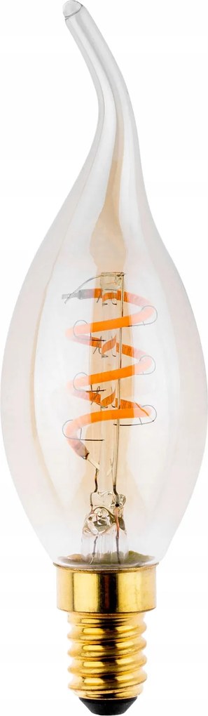 Led izzó Filament E14 2,5W 1800K Arany Láng