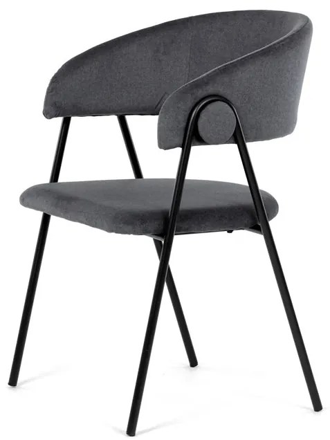 Szürke Bársony Étkezőszék. DCL-X7130 GREY2