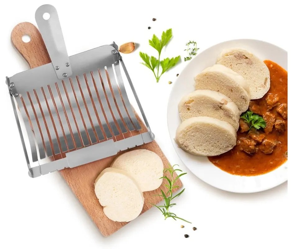 Rozsdamentes knédlivágó, 21 x 21 cm - Orion