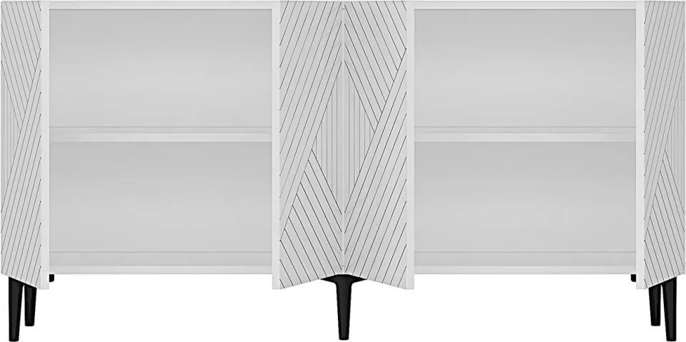 Ferro komód, fehér, 150 cm