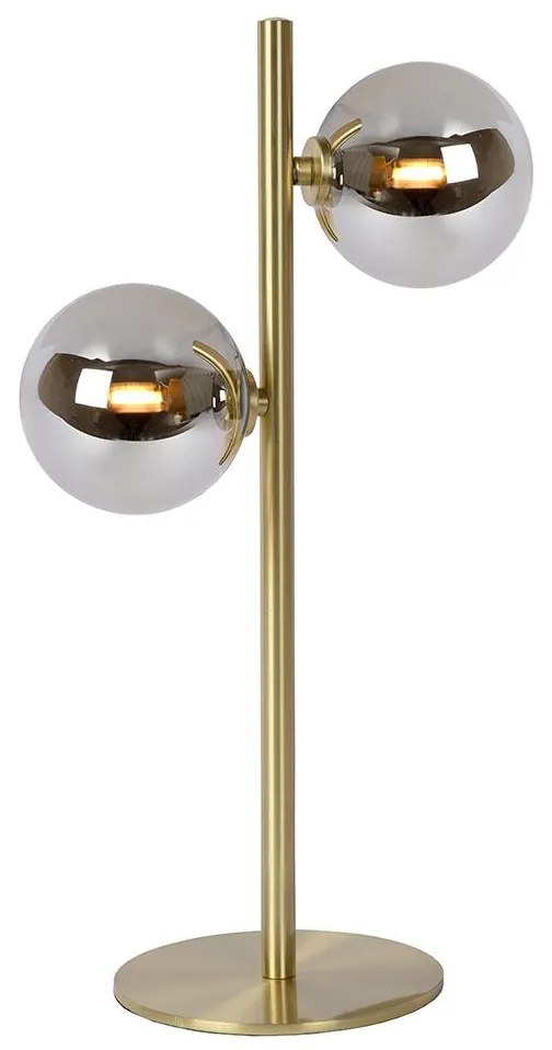 Lucide 45574/02/02 - Asztali lámpa TYCHO 2xG9/28W/230V arany