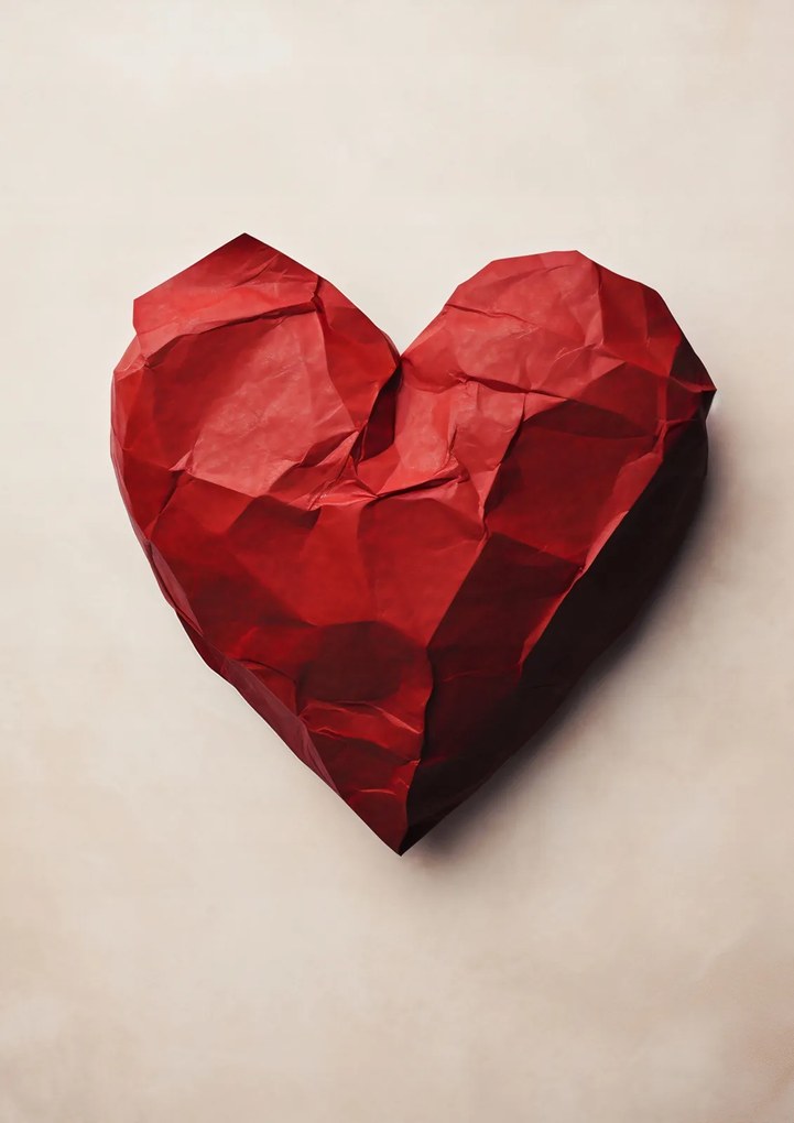 Poszter 42x59,4cm Rajzolt szív