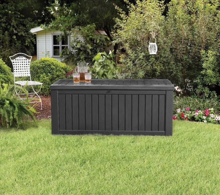 Keter Rockwood 570 L kerti box, grafit