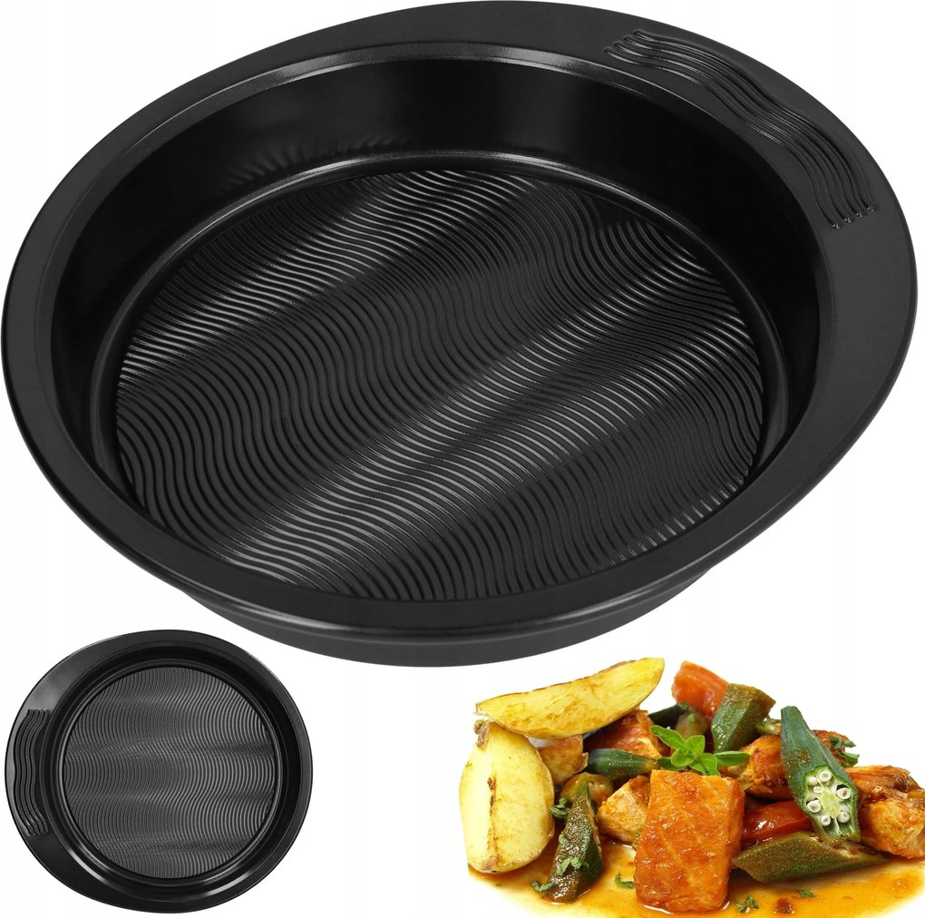 Torta sütőforma kerek acél 27 cm