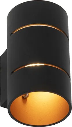 Okos fali lámpa fekete arany belsővel, WiFi G9-es - Ria