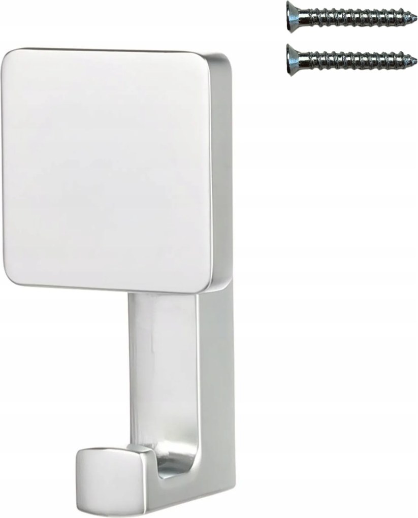 Fali ruhaakasztó Króm egyágú akasztó fürdőszoba előszobába