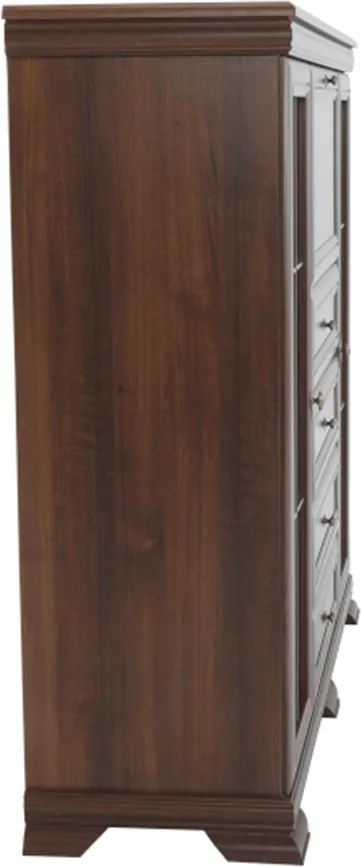 vitrines szekrény bárszekrénnyel, samoa king, KORA KK7