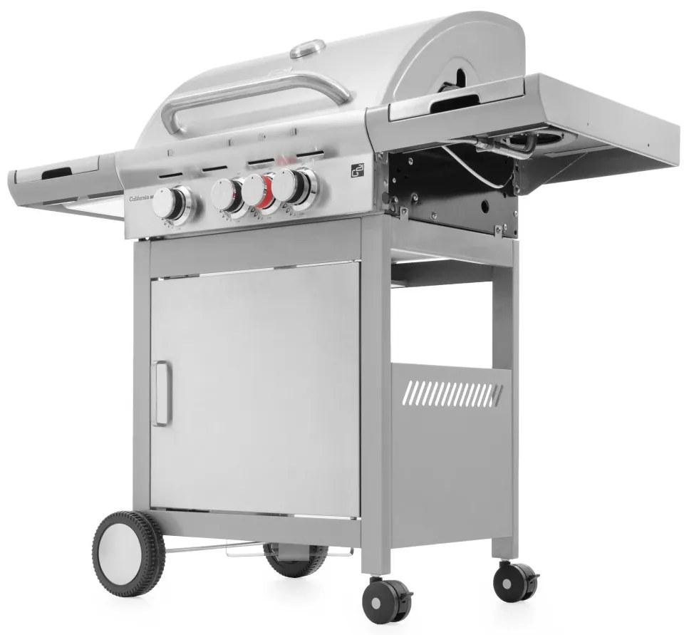 G21 California BBQ Premium line gázgrill, 4 égőfej + ajándék nyomáscsökkentő
