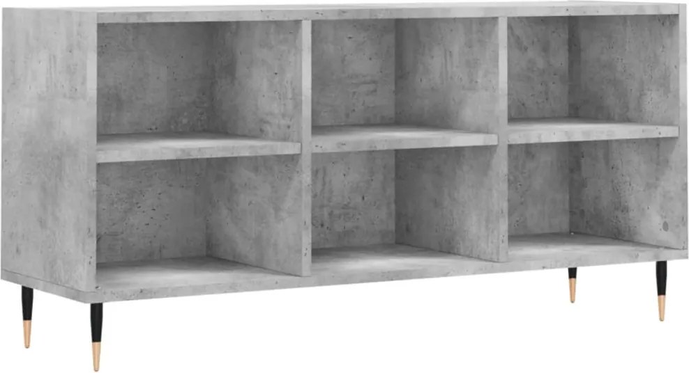 vidaXL betonszürke szerelt fa TV-szekrény 103,5x30x50 cm