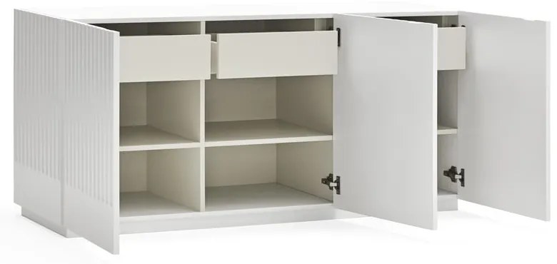 Doric fehér tálalószekrény, szélesség 150 cm - Teulat