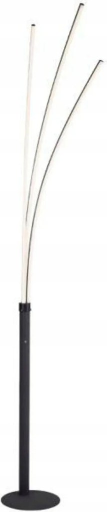 Led állólámpa Leuchten Direkt Just Light, fekete, 3 karú, 18W, 2200lm,