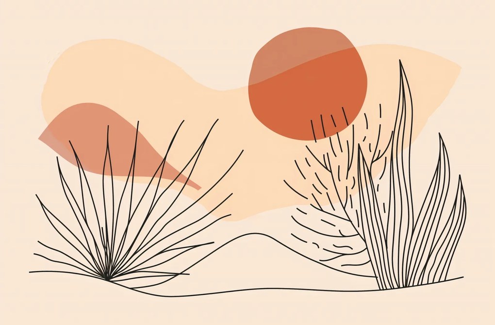 Poszter 91,5x60cm Puha növényzet