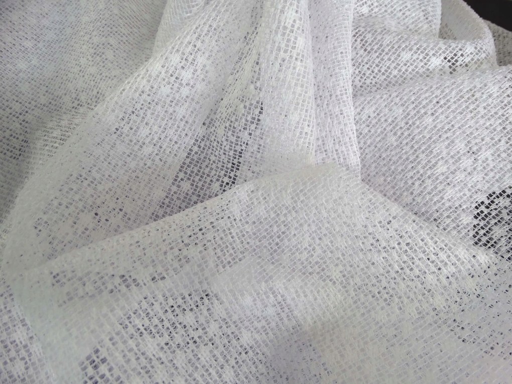 Mg Jacquard háló Fehér Márvány 330cm 0,5m