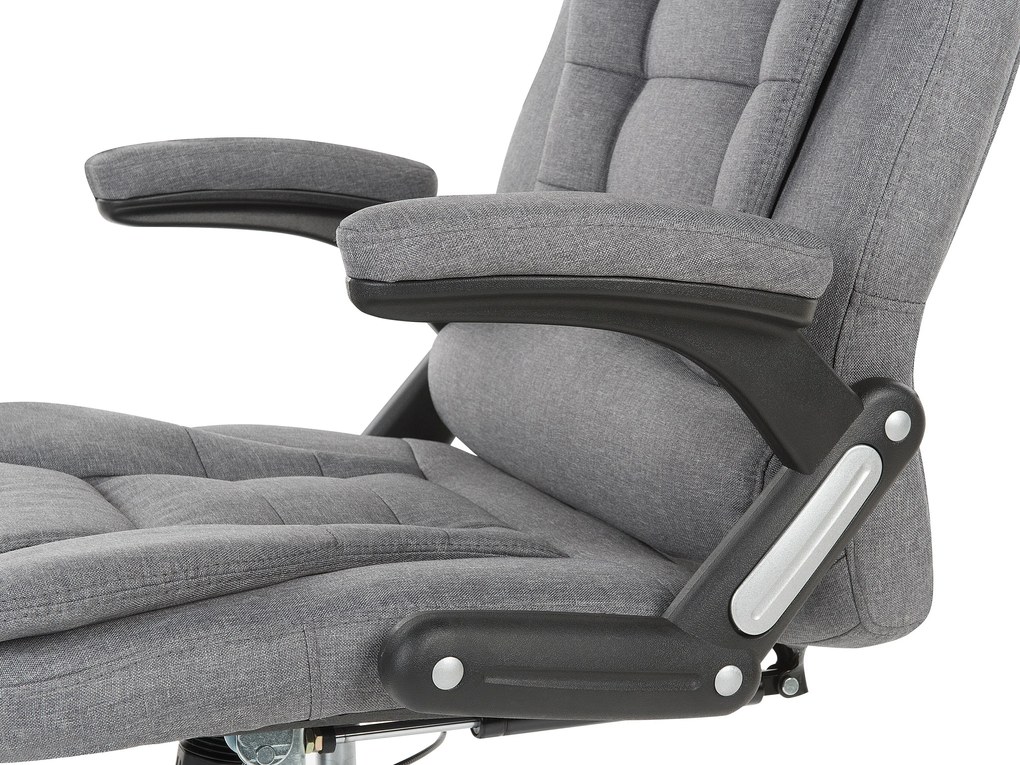 Szürke irodai forgószék ROYAL Beliani