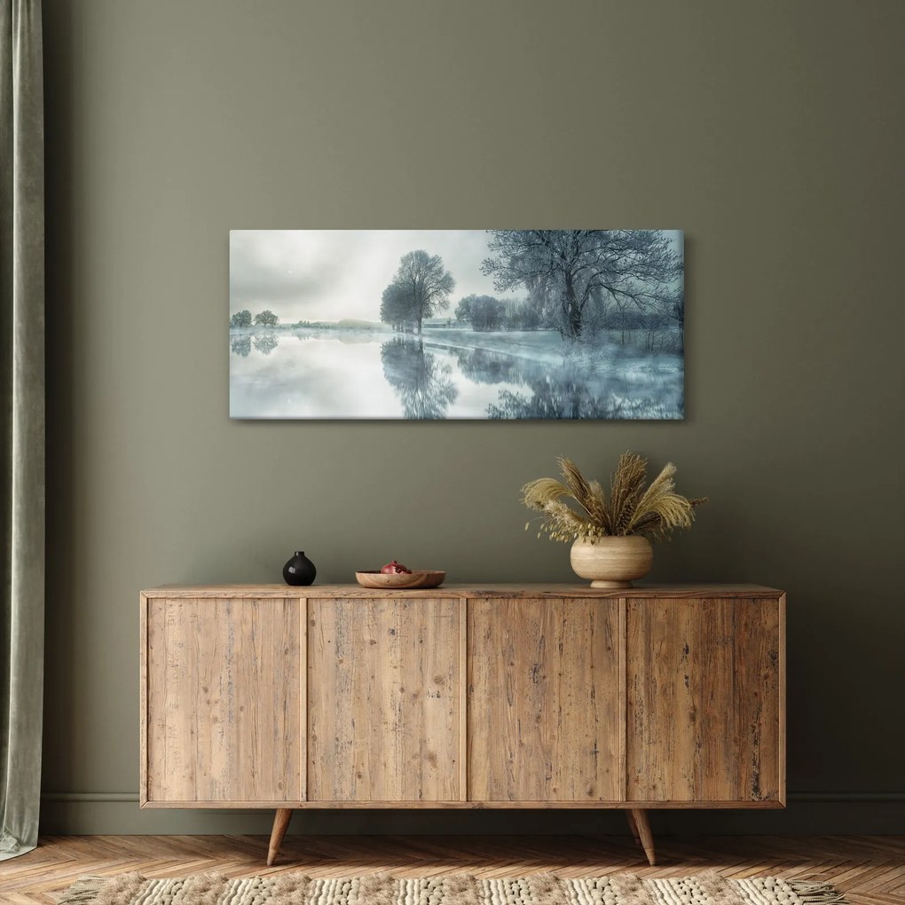Téli természet képe (120x50 cm)