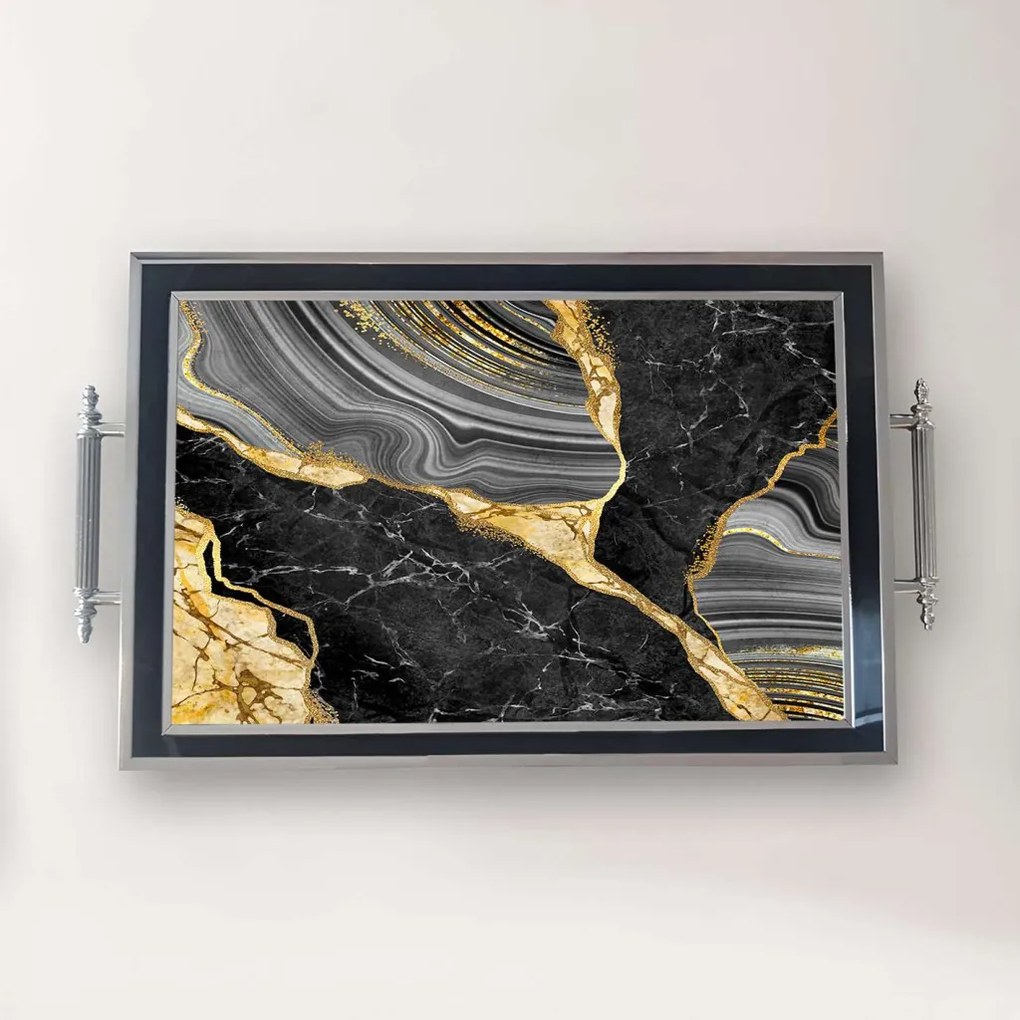 Üveg tálca, 38×24 cm – TPG10010