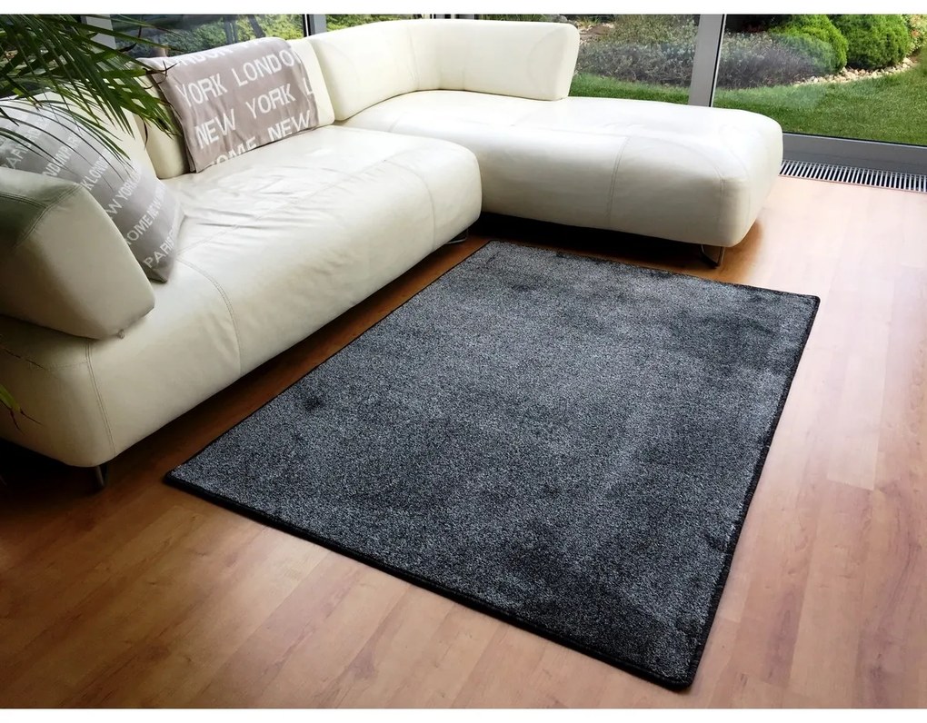 Apollo soft darabszőnyeg antracit, 80 x 150 cm