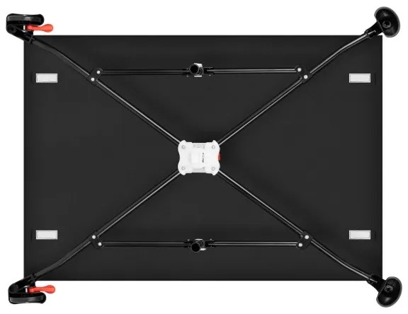 Lionelo - Utazóágy LAURA fekete karbon