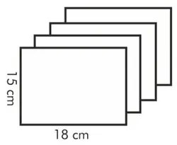 Tescoma Gomba törlőkendők CLEAN KIT 18 x 15 cm, 4db