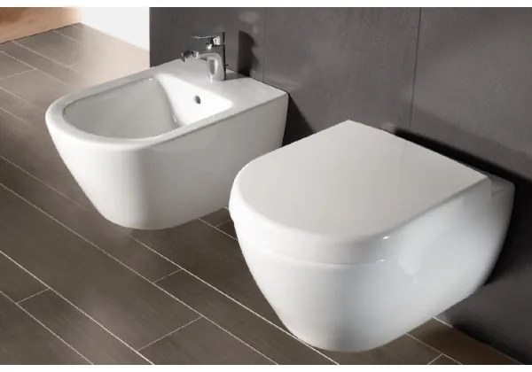 Villeroy & Boch 54000001 - Függesztett bidé SUBWAY 2.0 37x56 cm kerámia/fehér