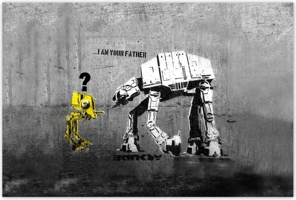 Poszterek 120x80 Banksy I am your father