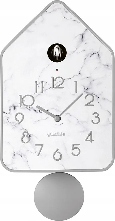 Guzzini Qq-up Óra kakukkkal és inga Szürke