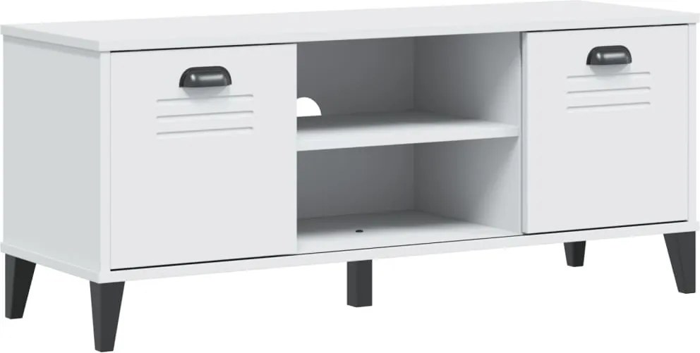 vidaXL VIKEN fehér szerelt fa cipőtároló pad 106 x 35 x 45 cm
