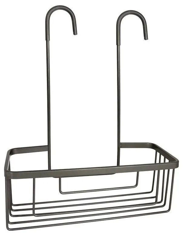 Gedy - SMART akasztós zuhanypolc 37,5x30 cm metál szürke