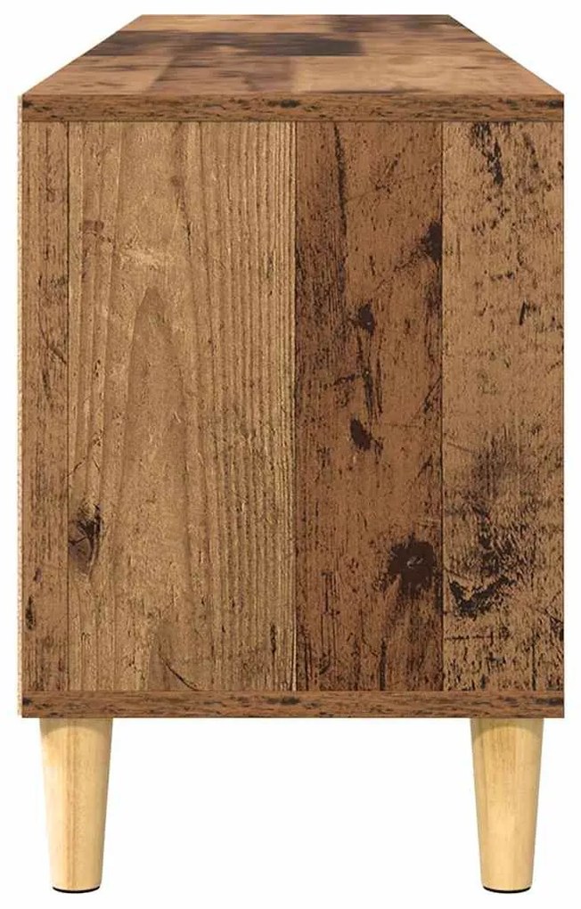 TV szekrény fiókkal Régi fa 150 x 30 x 45 cm Faanyag