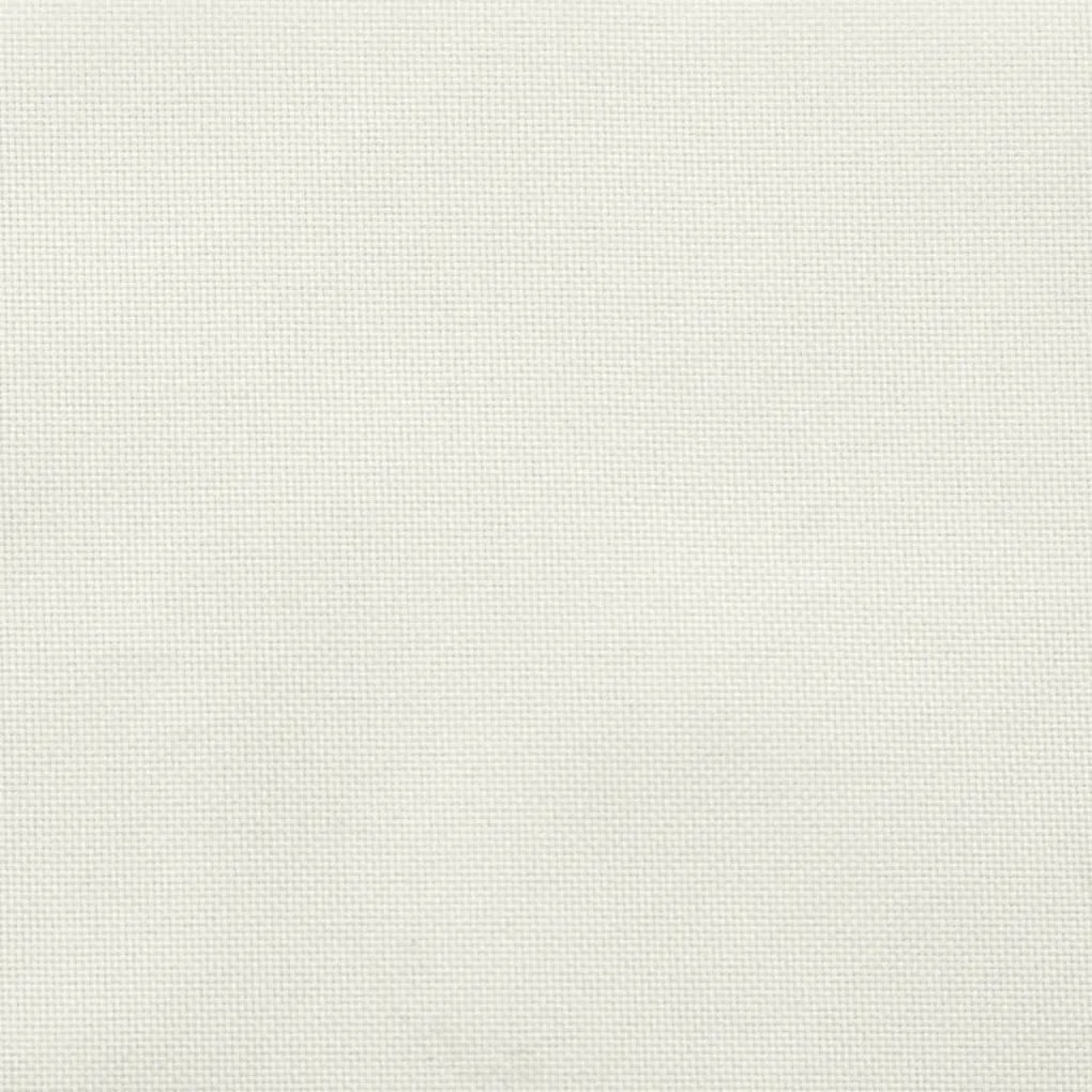 2 db melange krémszínű szövet kerti padpárna 200 x 50 x 7 cm