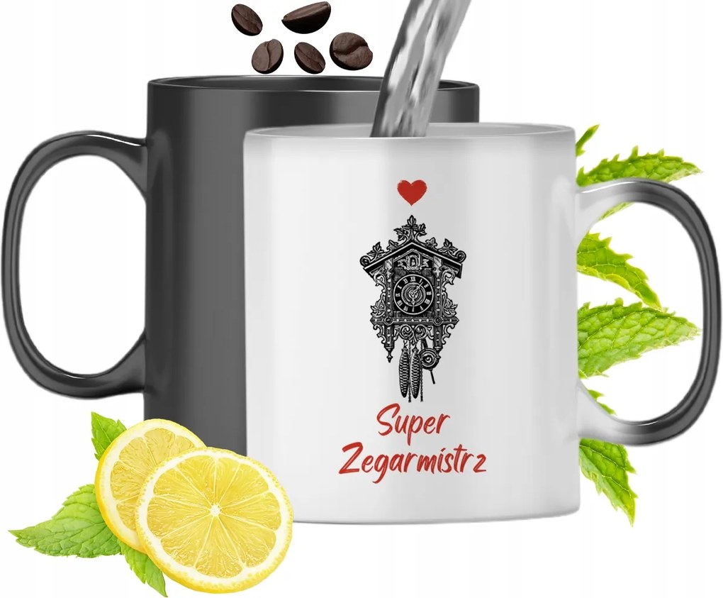 Mágikus Bögre Óramesternek Színváltós, fényképes nyomtatással