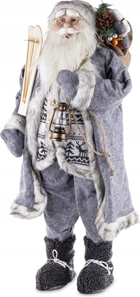 Mikulás Nagy Karácsonyi Figura Karácsonyi Dekoráció A Karácsonyfa Alatt