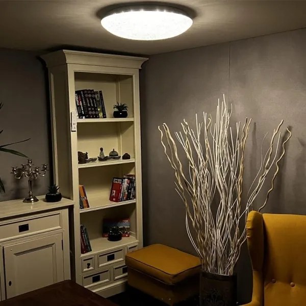 LED Dimmelhető mennyezeti lámpa LED/48W/230V 2700-6500K Wi-Fi Tuya + távirányító