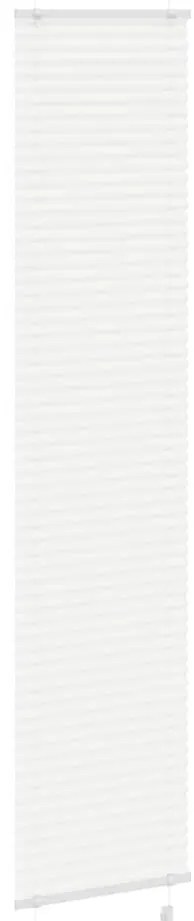 pliszírozott redőny Fehér 50x200 cm szövetszélesség 49,4 cm