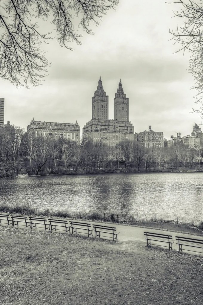 Poszter 30x45cm Alsó-Manhattan panoráma a Central Parkból 3, Assaf Frank